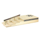 Blackriver Ramps Fingerboard Stair set w/ Square Rail - Gold