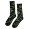 Black/Green Gonz Thrasher Magazine Crew Socks