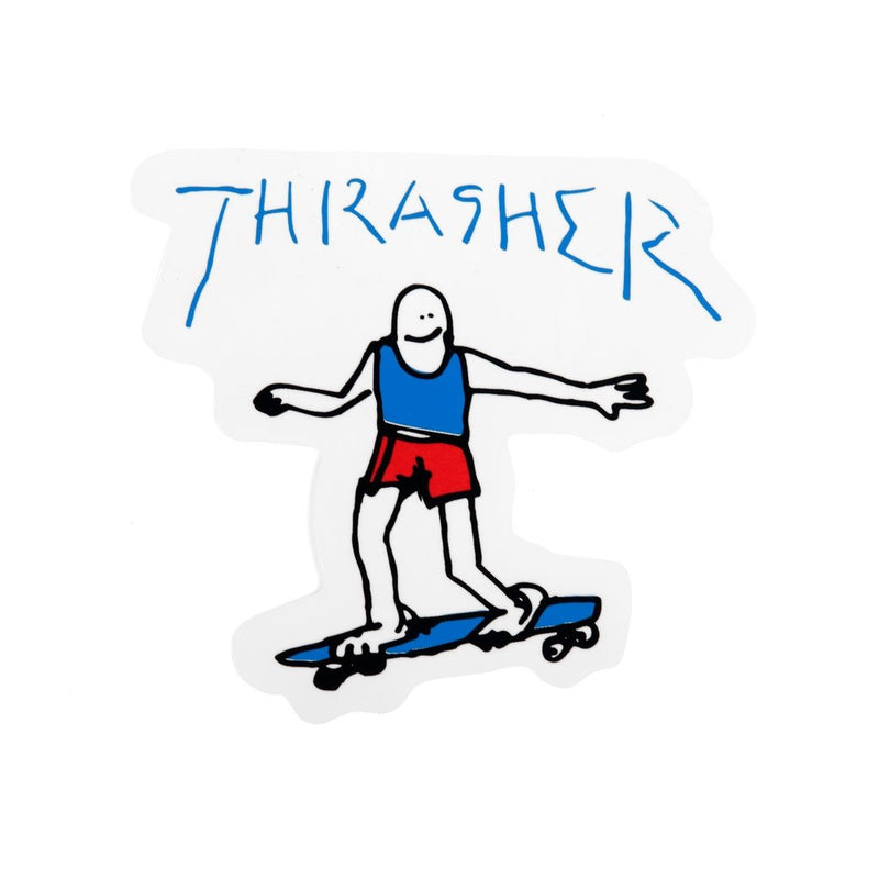 Gonz Logo Thrasher Sticker