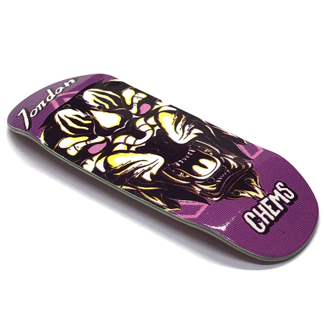 Chems x DK Jordan Pro Purple Fingerboard Deck - Popsicle Shape