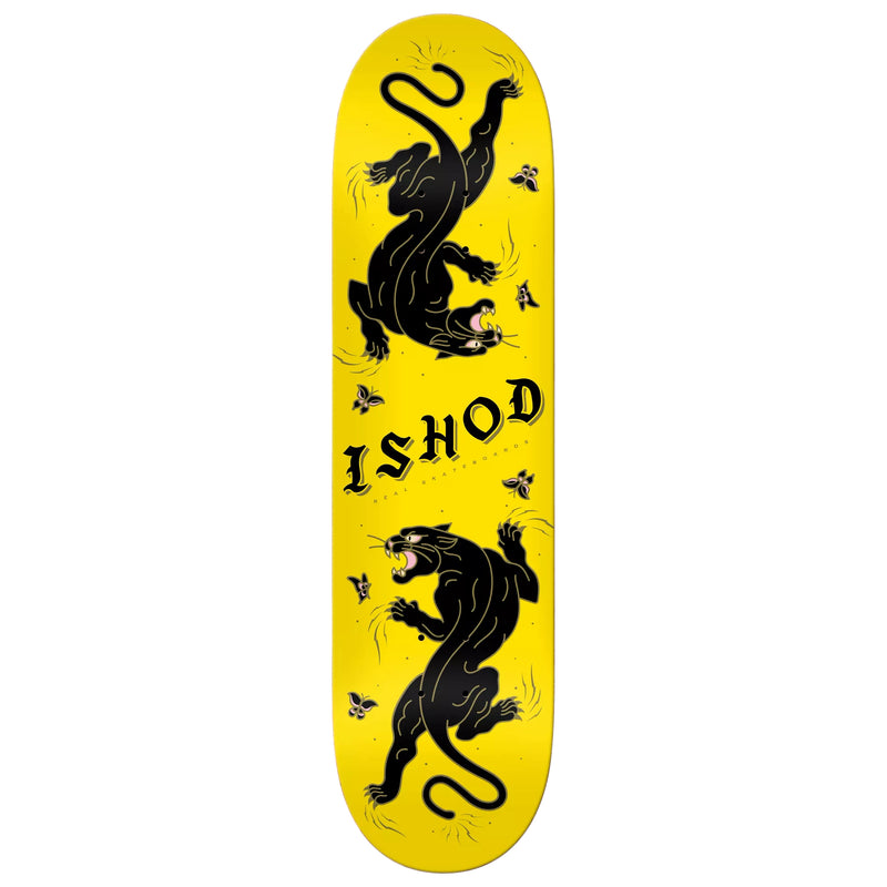 Yellow Twin Tail Ishod Wair Cat Scratch Real Skateboard Deck
