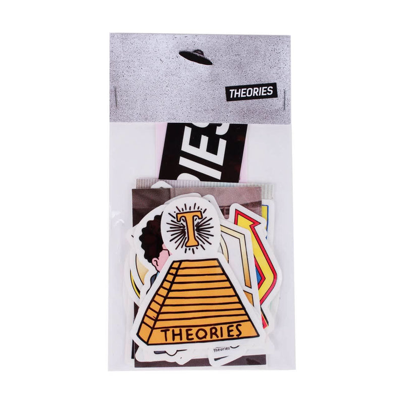 Emblem 12 Pack Theories Brand Skateboard Stickers