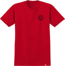 Red Youth Classic Swirl Fade Spitfire Wheels T-Shirt