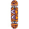 Orange Krooked Eyes II Complete Skateboard