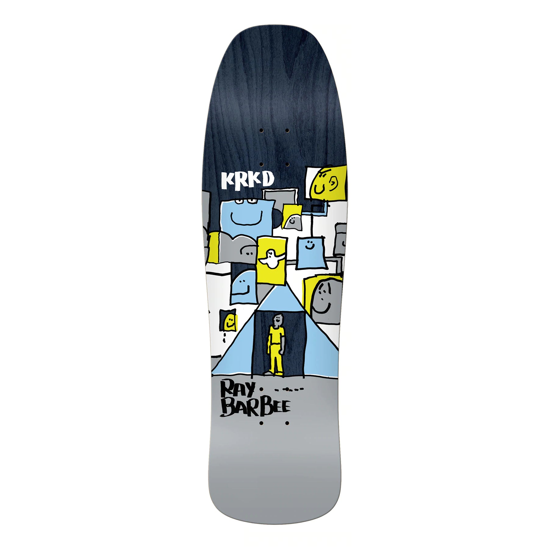 Ray Barbee Trifecta Krooked Skateboard Deck