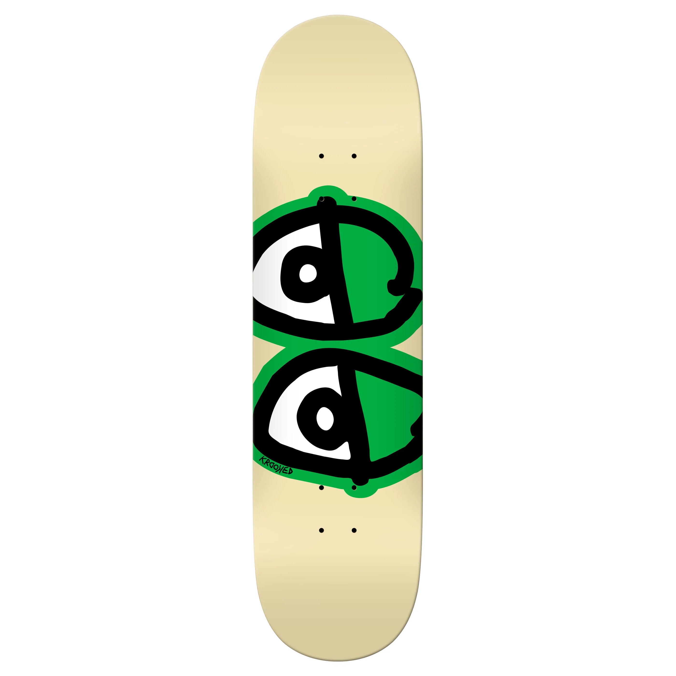 True Fit Krooked Eyes Skateboard Deck