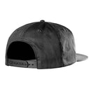 Black/White/Grey Icon Logo Etnies Snapback Hat Back