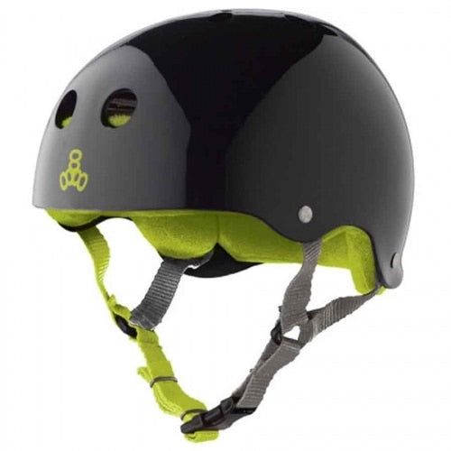 Triple 8 Brainsaver Helmet - Black/Green