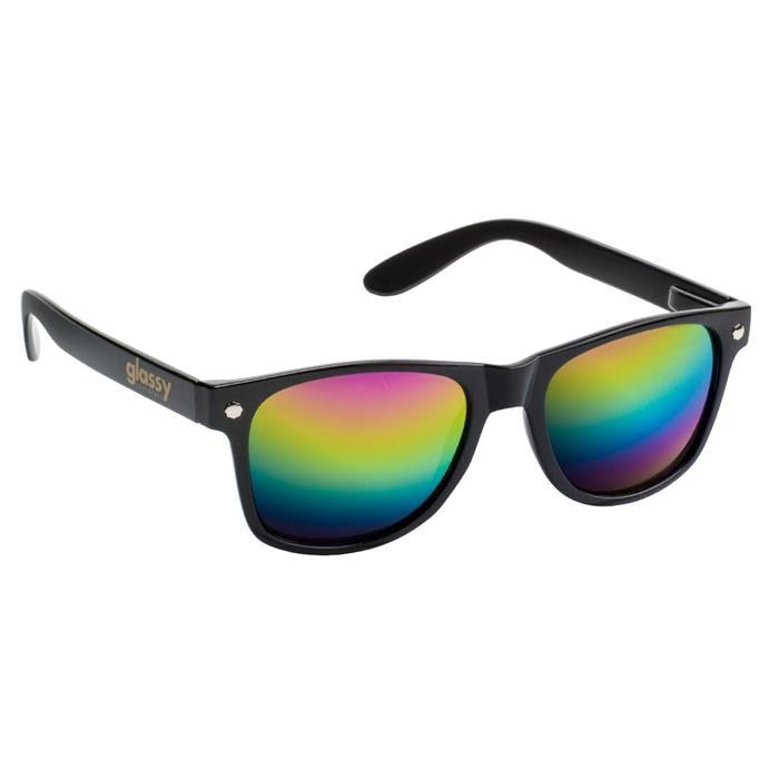 Glassy Leonard Sunglasses - Black/Color Mirror
