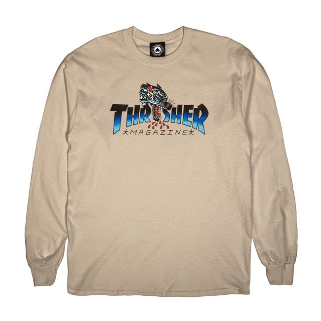 Sand Leopard Mag Thrasher Magazine Long Sleeve T-shirt