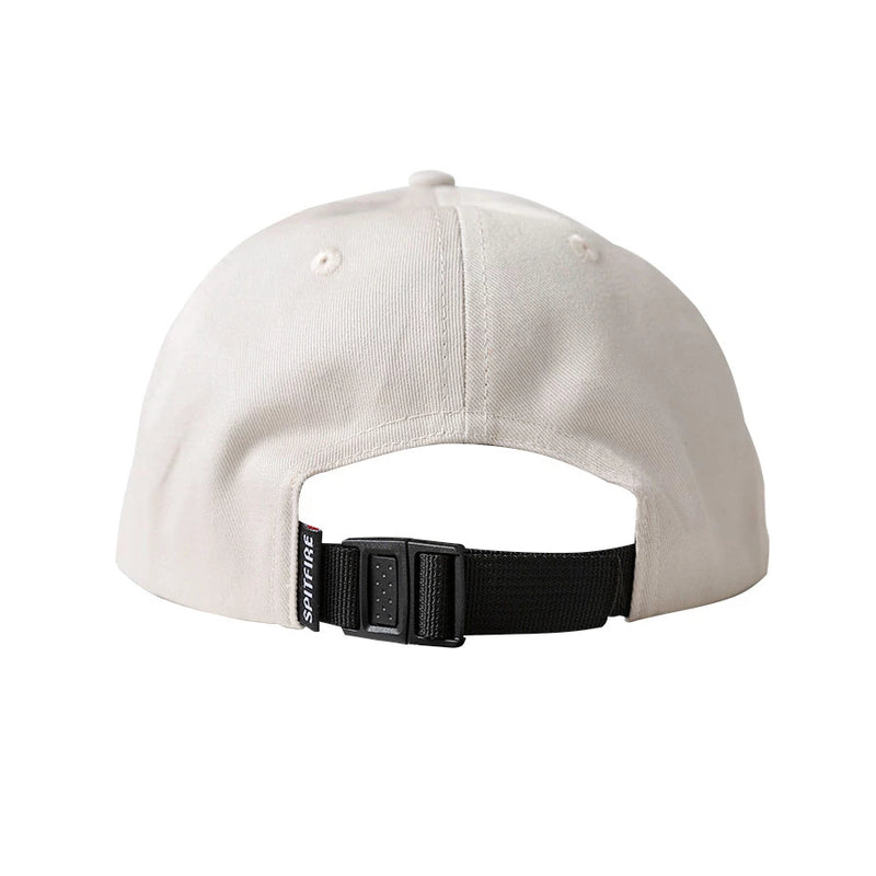 Grey/Red Lil Bighead Spitfire Wheels Strapback Hat Back