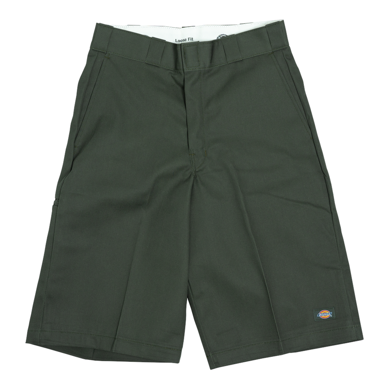 Olive Green 13" Dickies Loose Fit Work Shorts