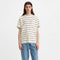 Off White Saturday Striped Levi's Relaxed Fit Pocket T-Shirt