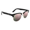 Glassy Morrison Sunglasses - Black/Pink Mirror