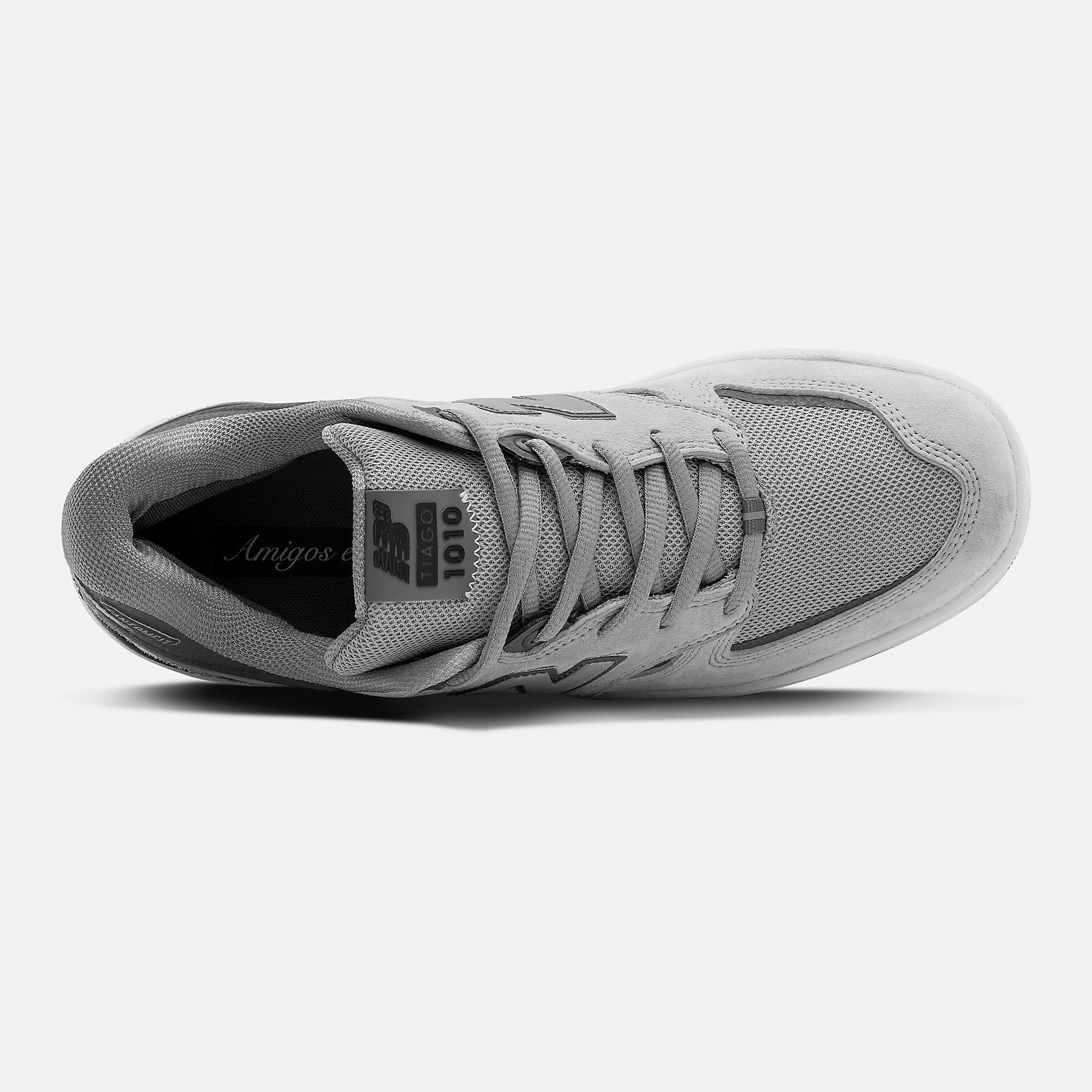 NM1010OFF Grey Day Tiago NB Numeric Skateboard Shoe Top
