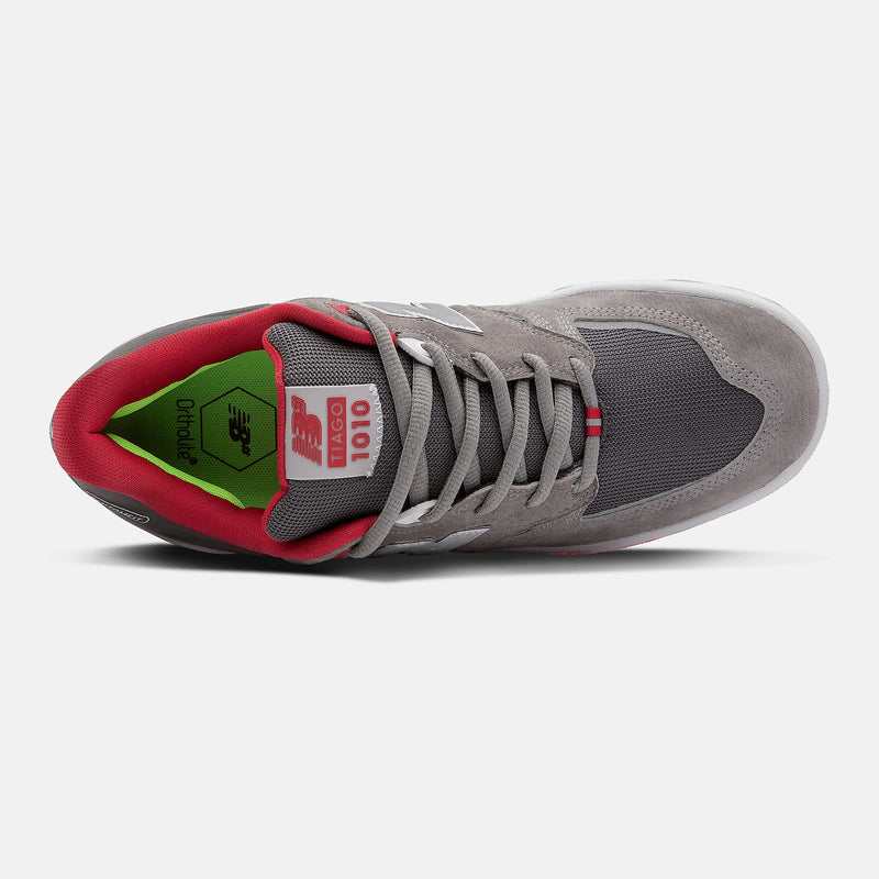 Grey/Red Tiago Lemos NM1010 New Balance Numeric Skate Shoe Top