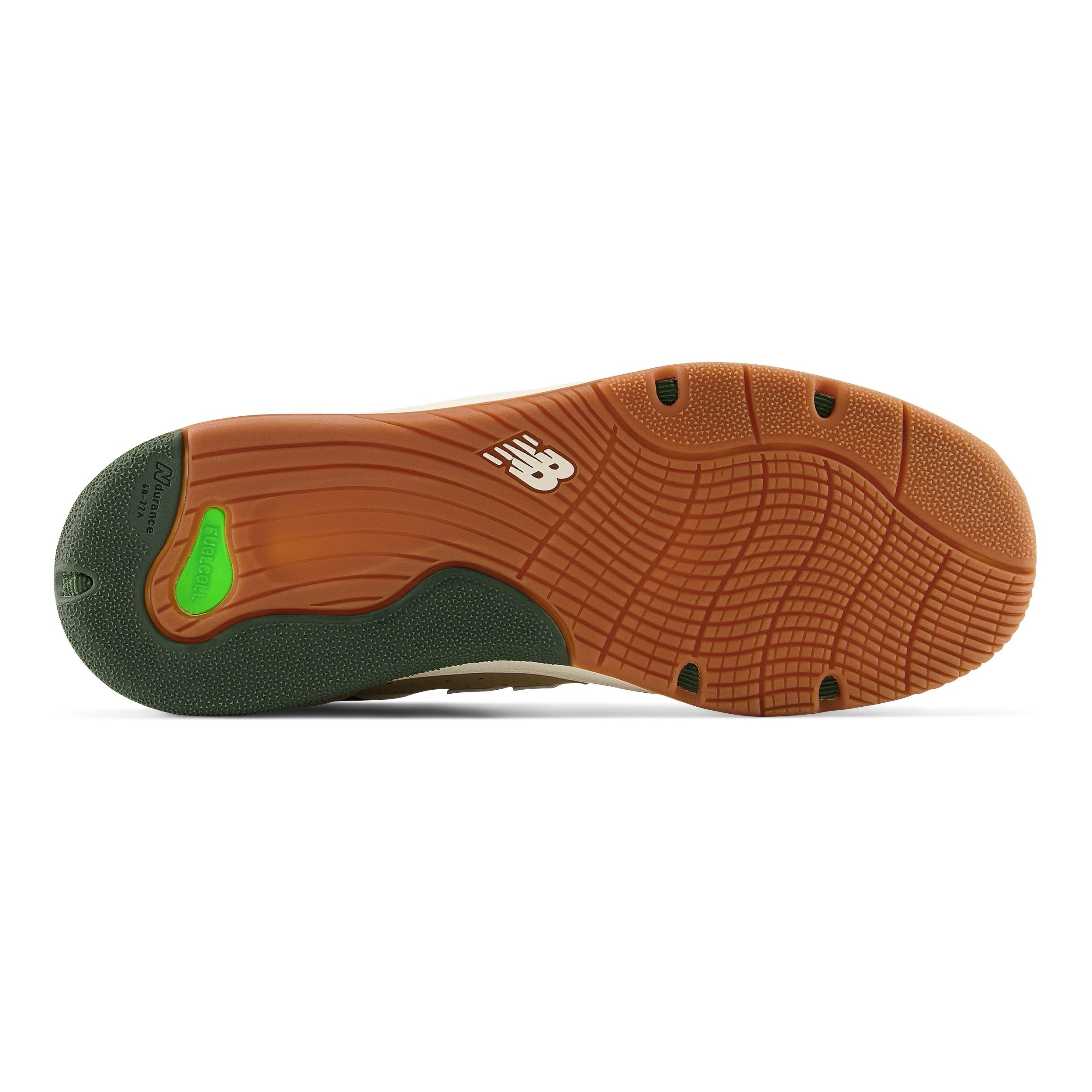 Tan/Green NM1010 NB Numeric Tiago Skate Shoe Bottom