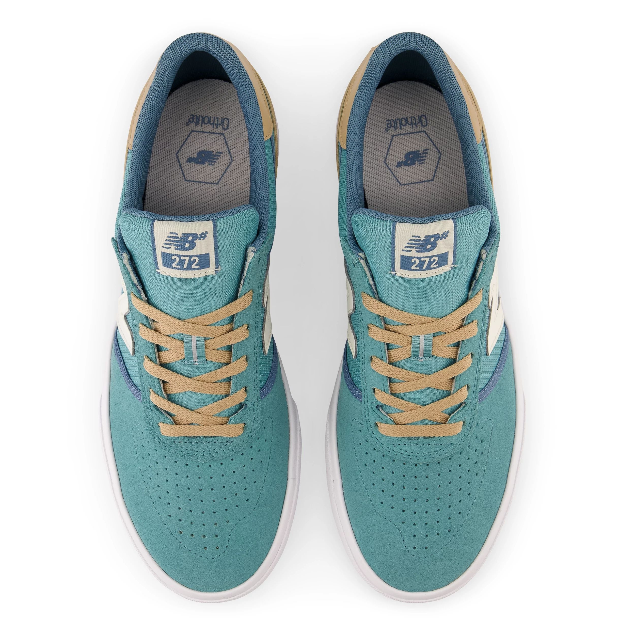 Aqua/Tan NM272 NB Numeric Skate Shoe Top