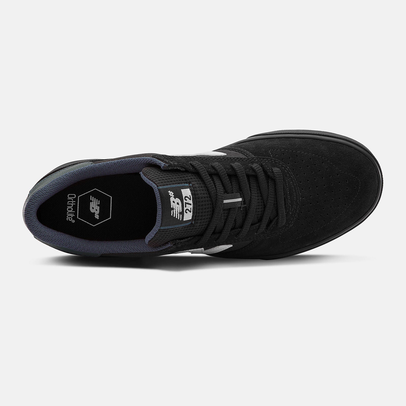 Black/White NM272 NB Numeric Skateboarding Shoe Top
