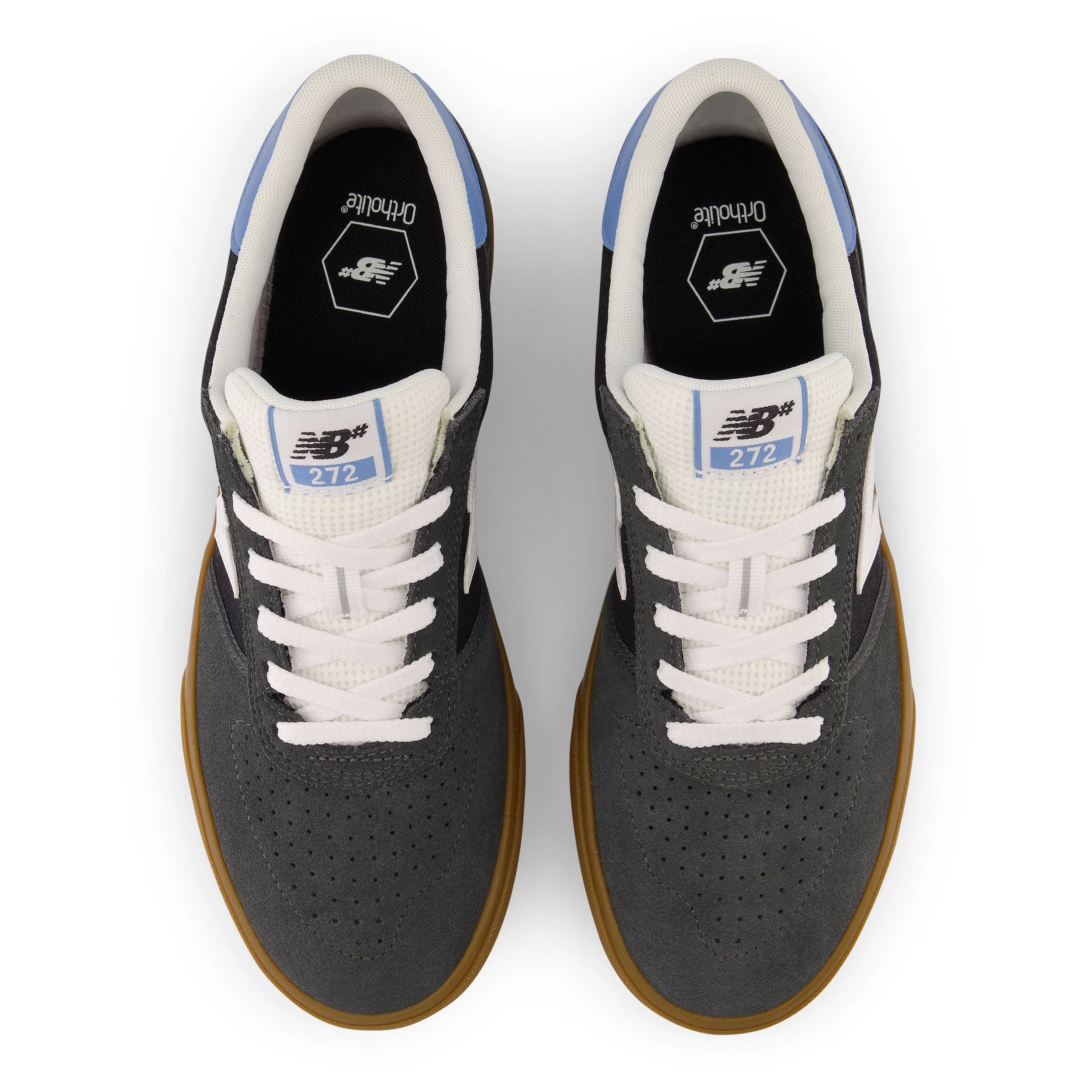 Black/White NM272 NB Numeric Skate Shoe Top