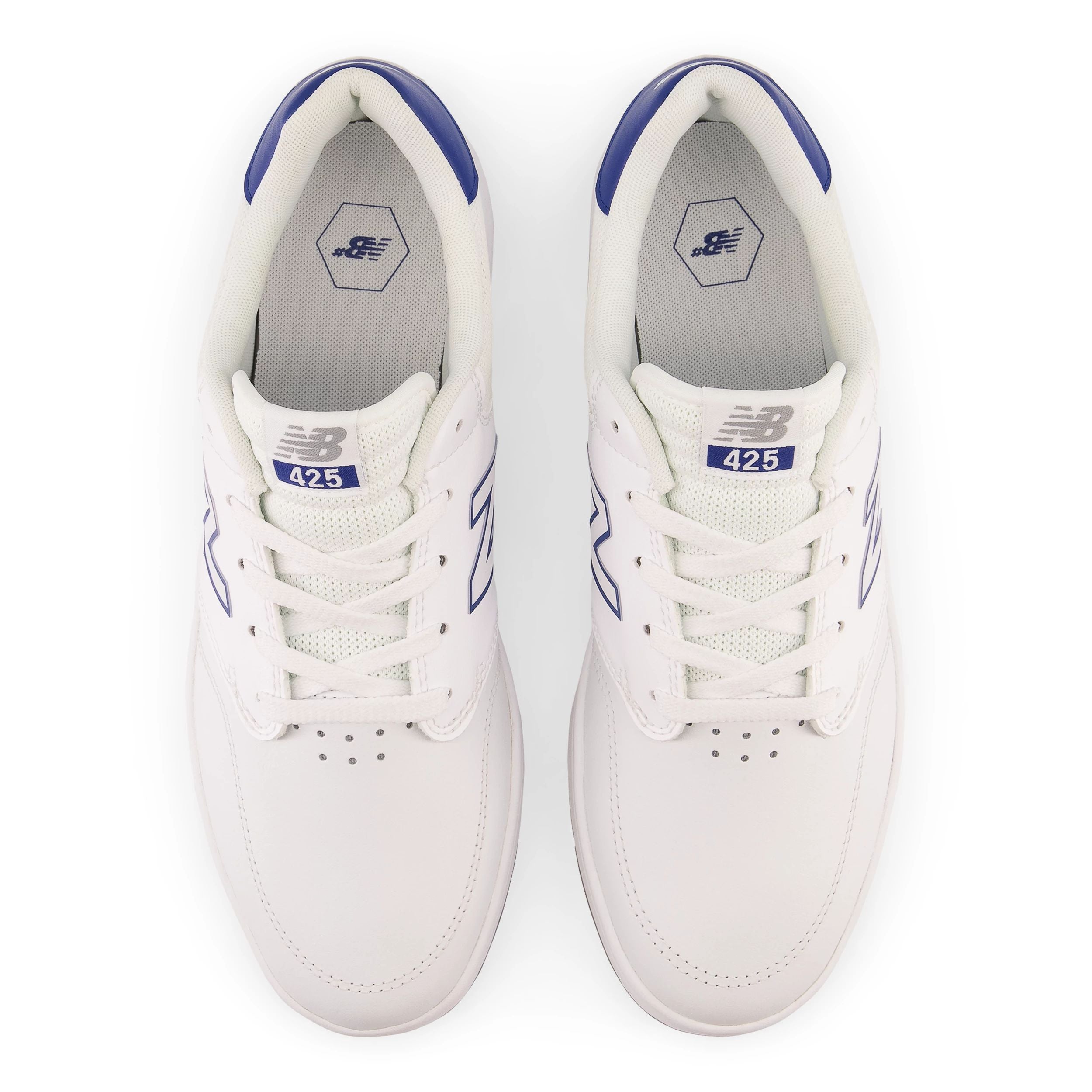White/Blue NM425 NB Numeric Skate Shoe Top