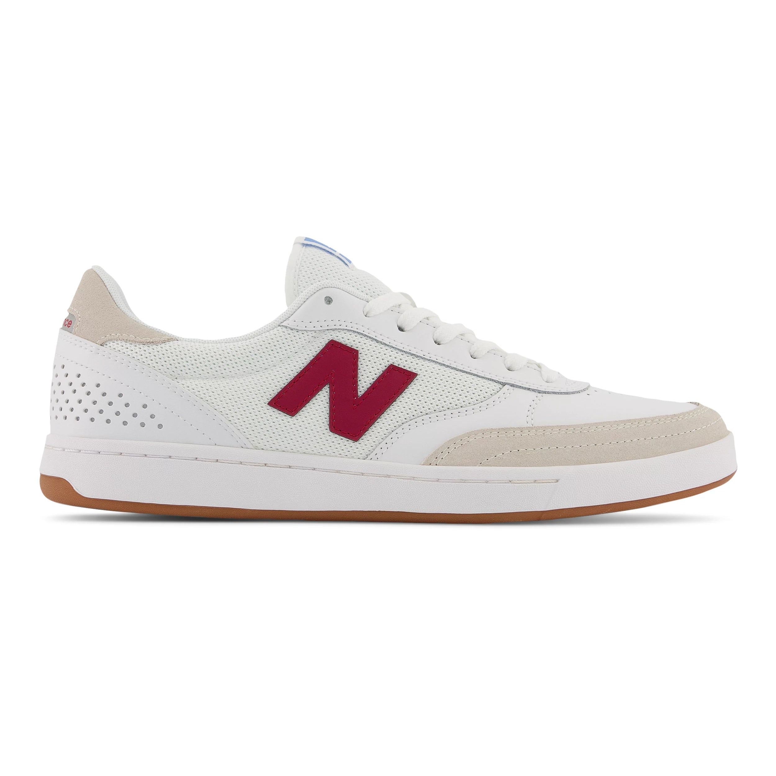 White/Red NM440 NB Numeric Skateboard Shoe