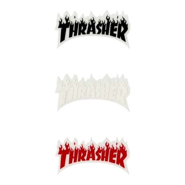 Small Flame Thrasher Magazine Sticker