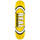Yellow Classic Oval Real Skateboard Deck