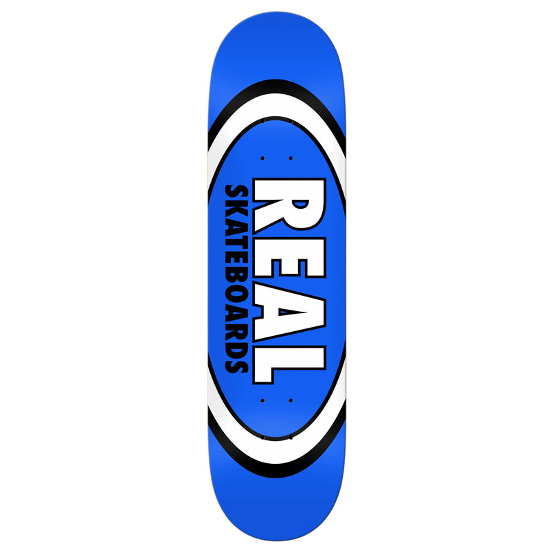 Blue Classic Oval Real Skateboard deck