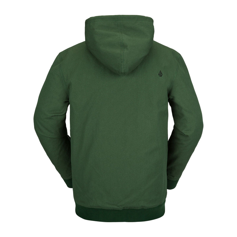 Military Green Dustbox Volcom Snowboard Jacket Back