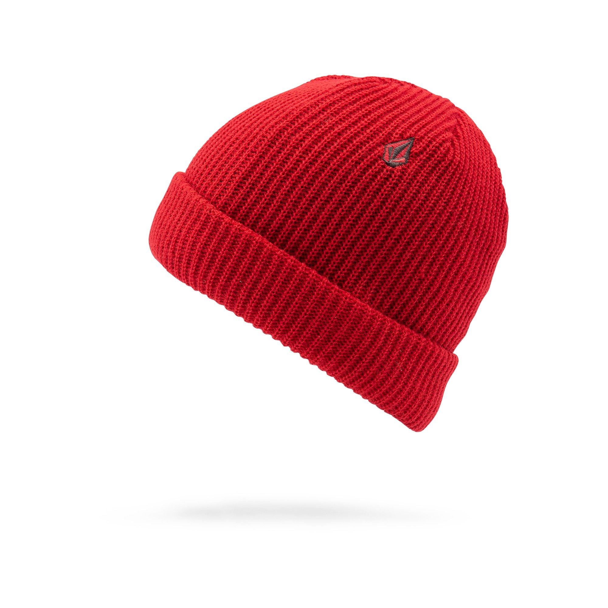 Red Sweep Volcom Lined Beanie