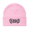 Pink Metal Exodus Cuff Beanie