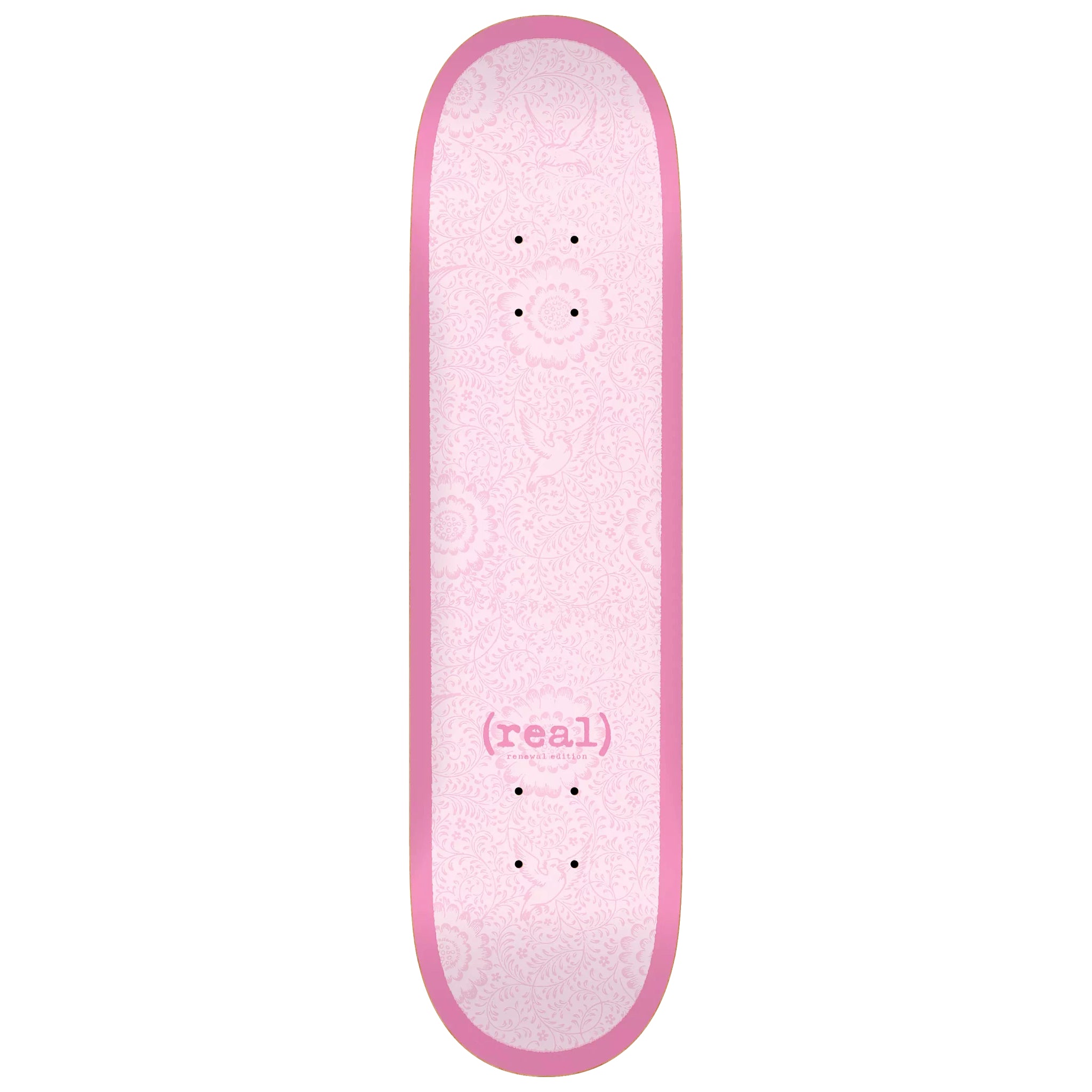 Pink Flowers Real Price Point Skateboard Deck