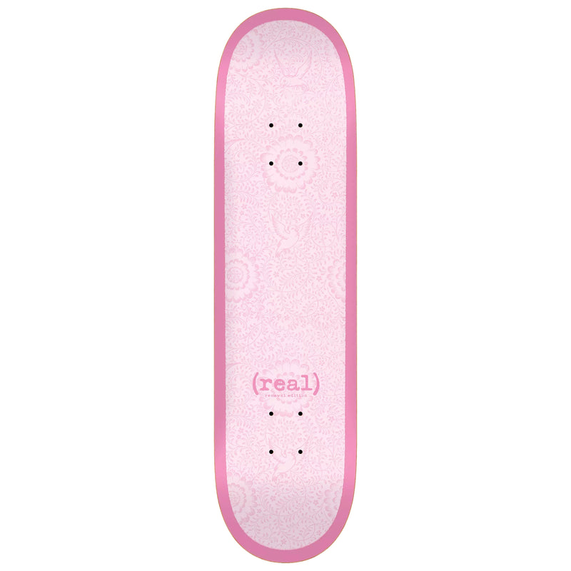 Pink Flowers Real Price Point Skateboard Deck