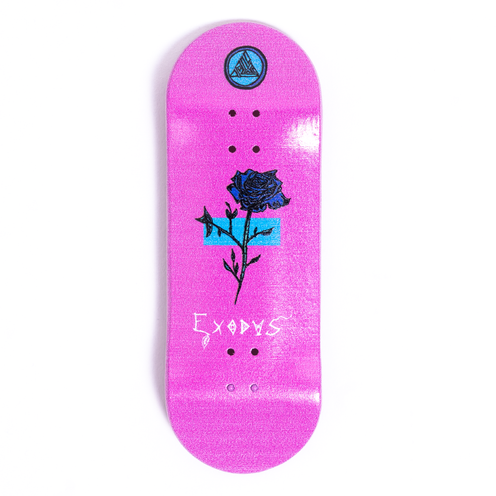 Pink Anoixi Rose Exodus Deep Concave Fingerboard Deck