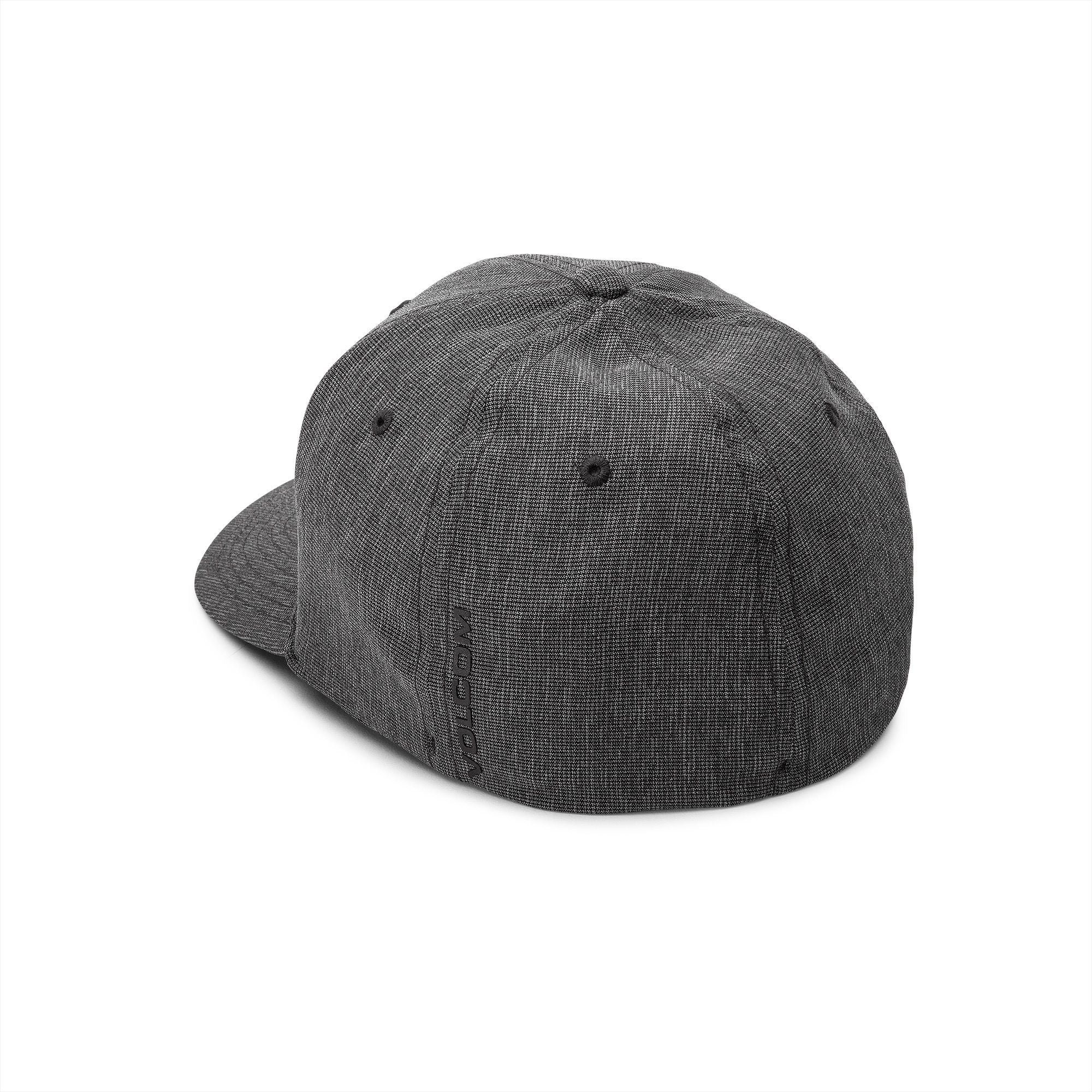 Dark Charcoal Flex Fit Stone Tech Volcom Hat Back