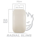 Spitfire Formula Four Snake Bite Swirl  101D Radial Slim Skateboard Wheels