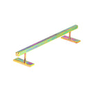 Blackriver Ramps Fingerboard Iron Rail Square Low - Gold