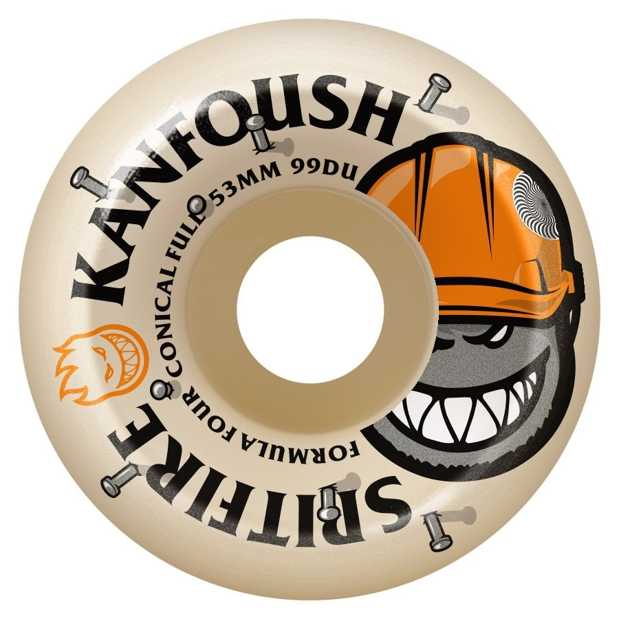 Austin Kanfoush Overtime Pro Spitfire F4 99D Conical Full Skateboard Wheels