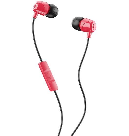 Skullcandy Red/Black Jib Headphones W/ Mic