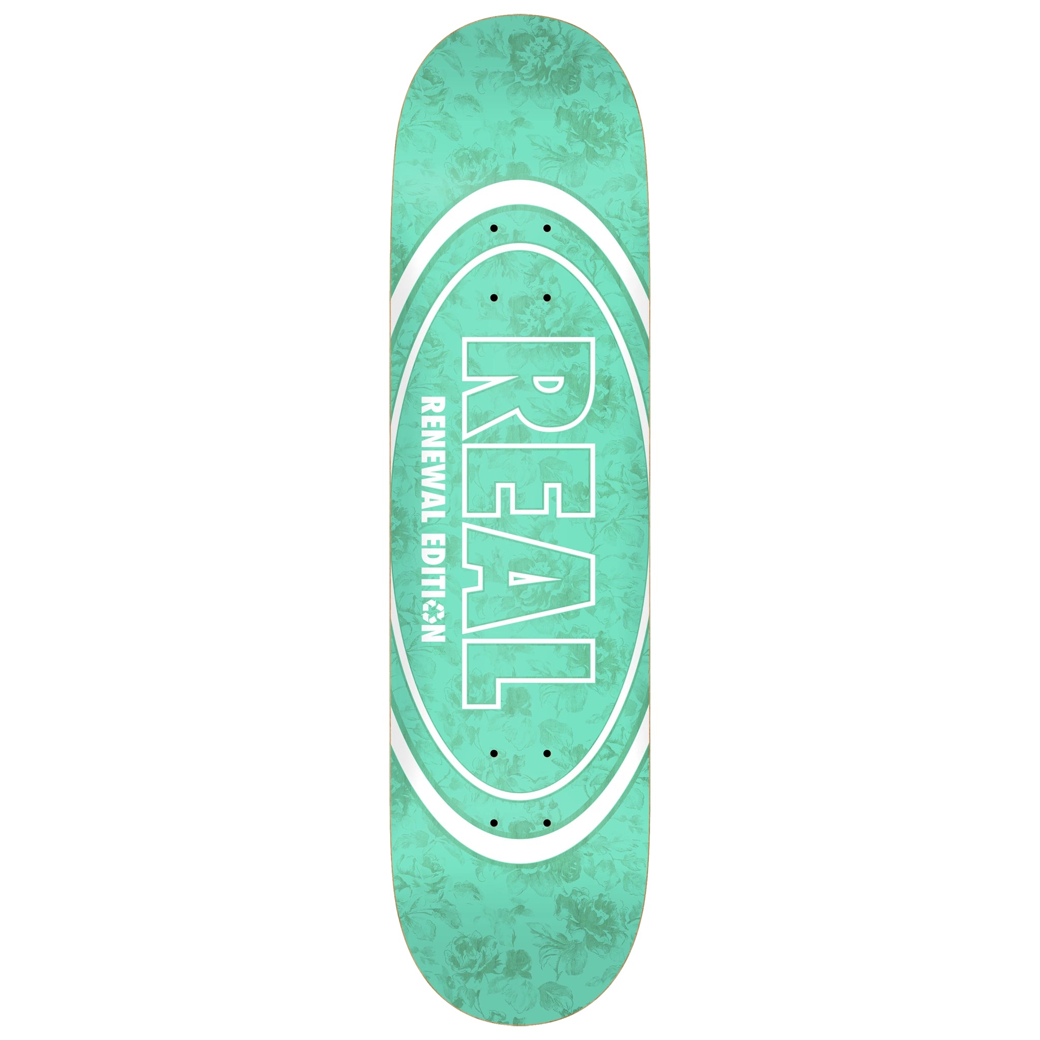 Green Floral Renewal Real Skateboard Deck