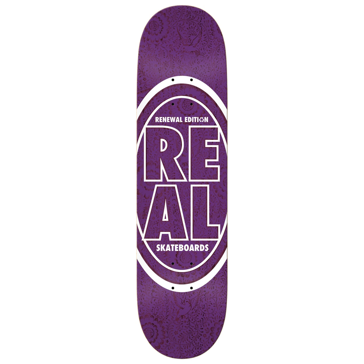 Real Renewal Stacked Oval Floral Skateboard Deck