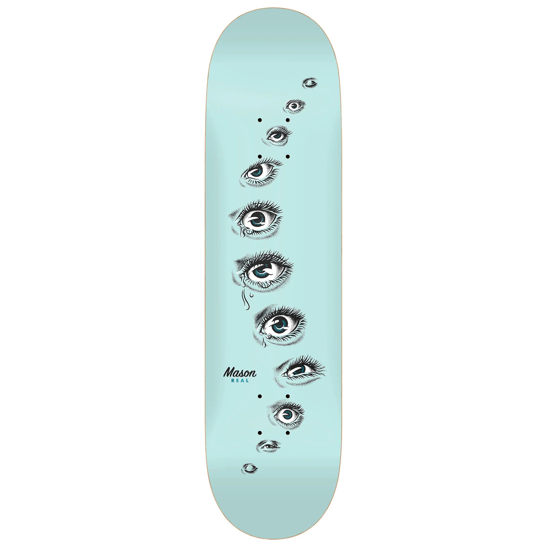 Mason Silva Eyes Real Skateboard Deck