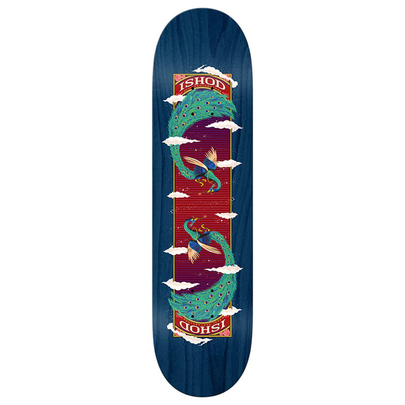 Ishod Wair Slick 8.5" Feathers Twin Tail Real Skateboard Deck
