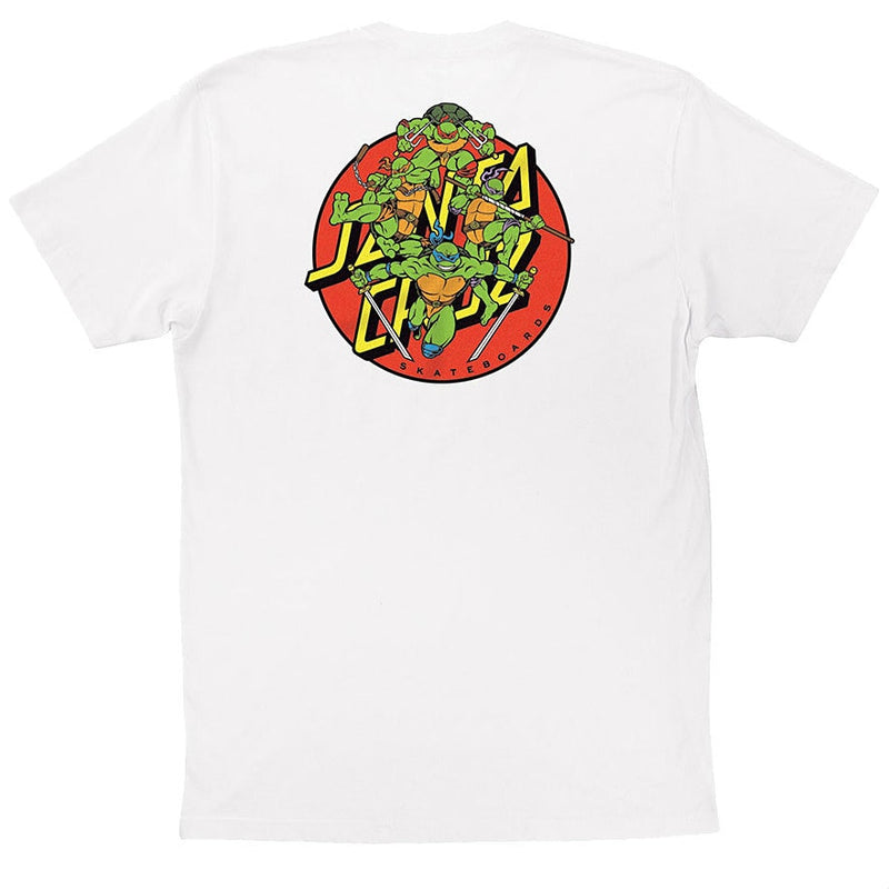 Santa Cruz X TMNT Turtle Power T-Shirt - White