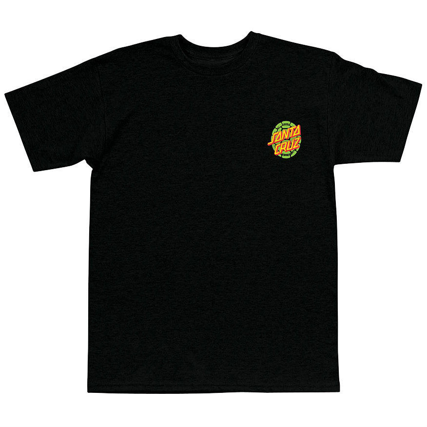 Santa Cruz X TMNT Turtle Power T-Shirt - Black