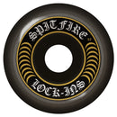 Spitfire Formula Four 99D Lock-Ins Daewon Fury Red/Black Mash Up Skateboard Wheels