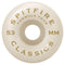Spitfire Formula Four 101D Classics Skateboard Wheels - White/Orange