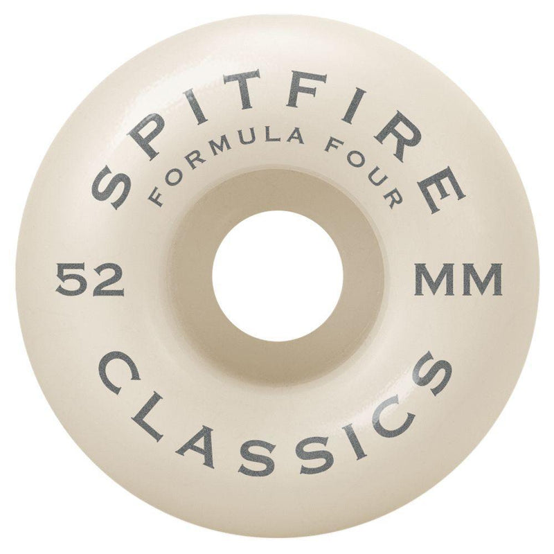 Spitfire Formula Four 99D Classics Skateboard Wheels - White/Green