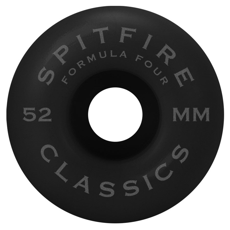 Spitfire Formula Four 101D Blackout Classics Skateboard Wheels